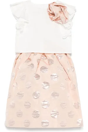 MONNALISA Set de falda con estampado de lunares