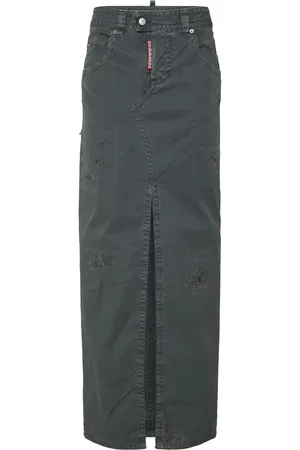 Dsquared2 Falda larga de algodón