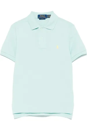 Ralph Lauren Playera tipo polo con logo bordado