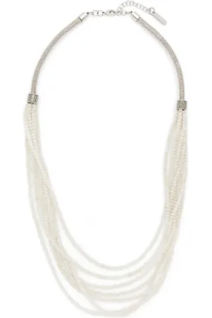 PESERICO SIGN Collar con detalles de cristal