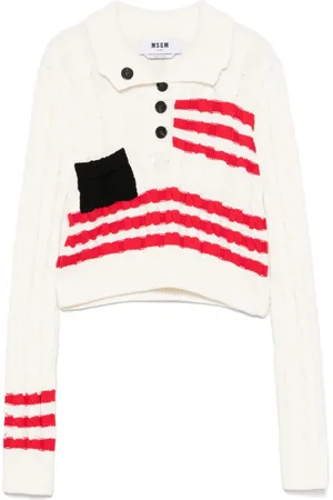 Msgm Suéter en tejido de ochos