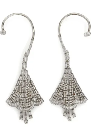 ERMANNO SCERVINO Arete ear-cuff con detalles de cristal