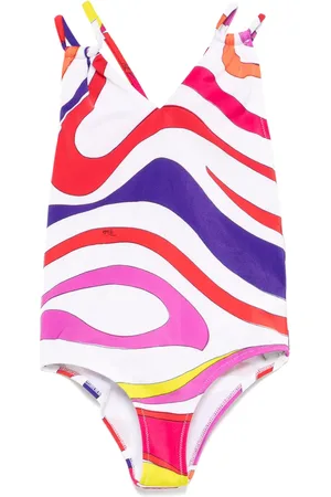 PUCCI Junior Traje de baño con estampado Iride