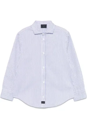 FAY Camisa con rayas estampadas