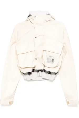 Maison Mihara Yasuhiro Chamarra con diseño patchwork