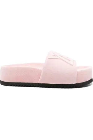 vic matiè Flip flops con logo en relieve