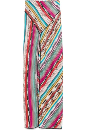 Missoni Falda larga con rayas estampadas