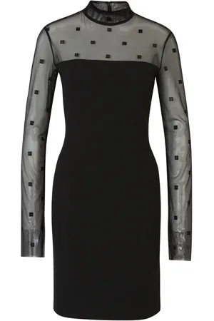 Givenchy Vestido con cuello falso