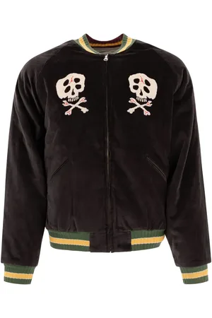 KAPITAL Chamarra bomber con motivo Skull