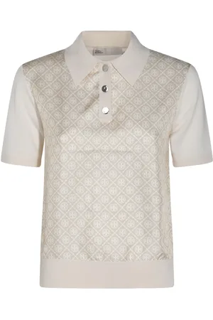 Tory Burch Playera tipo polo Double T