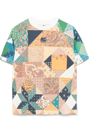 Etro Playera con estampado patchwork