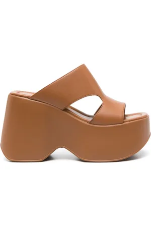 vic matiè Mules con aberturas y tacón de 100mm