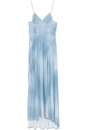 ERMANNO SCERVINO Vestido largo con estampado de mezclilla