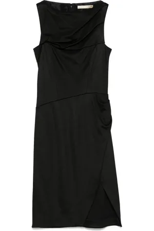 Balenciaga Vestido corto fruncido 2000