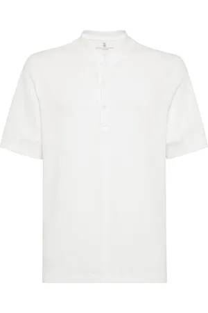 Brunello Cucinelli Playera tipo polo manga corta