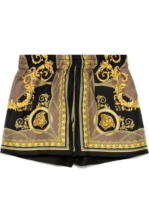VERSACE Bermudas de seda Barocco