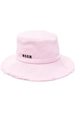 Msgm Gorro con logo bordado
