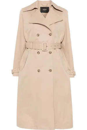 SEVENTY BY SERGIO TEGON Gabardina con doble botonadura