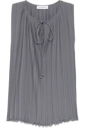 Lanvin Blusa plisada