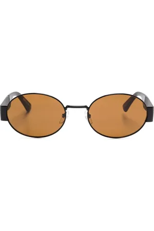 Moschino Lentes de sol con armazón ovalada