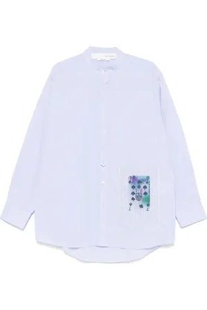 ISABEL BENENATO Camisa con detalle de parche