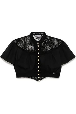 BATSHEVA Top con cuello alzado