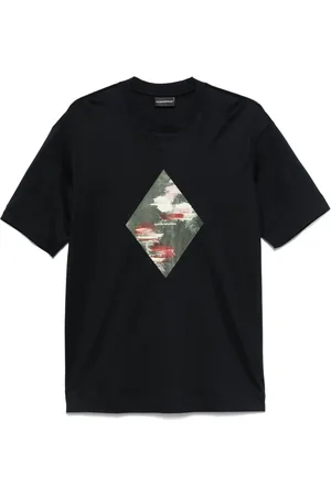 Emporio Armani Playera con logo estampado