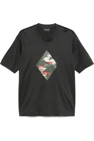 Emporio Armani Playera con logo estampado