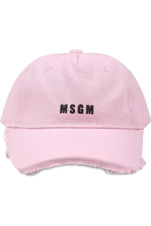 Msgm Gorra con logo bordado