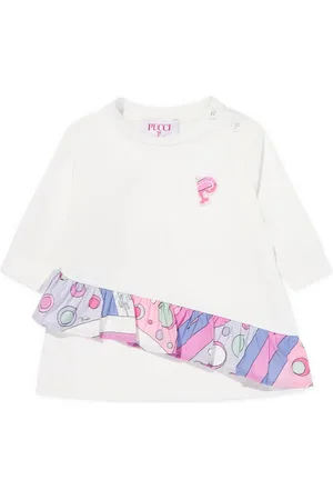 PUCCI Junior Vestido con volantes
