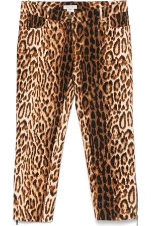 Céline Pantalones con estampado de leopardo 2010