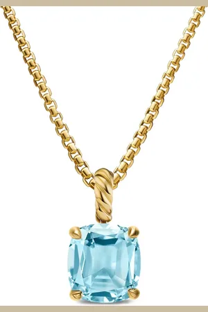 David Yurman Dije Marbella™ en oro amarillo de 18kt con topacio