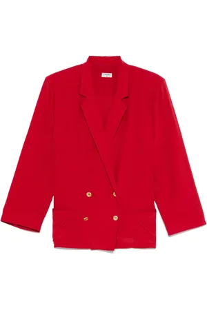 CHANEL Blazer con doble botonadura 1990