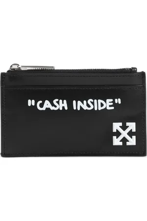 OFF-WHITE Cartera con eslogan estampado