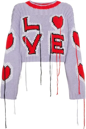 Serafini Cropped knitted sweater