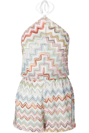 Missoni Jumpsuit corto con tejido en zigzag