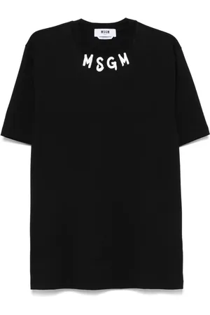 Msgm Playera con logo estampado