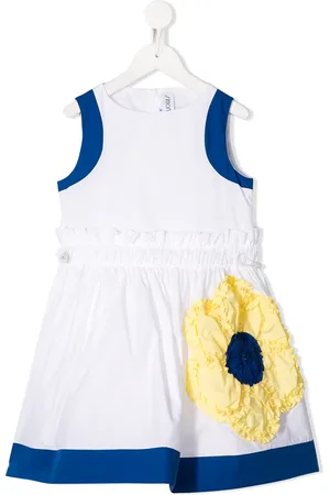 Simonetta Vestido sin mangas con parche de flor