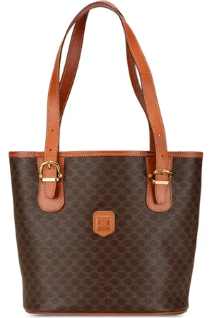 Céline Tote 20th Century Macadam Coated Canvas