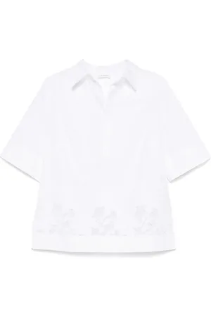 P.A.R.O.S.H. Blusa con bordado floral