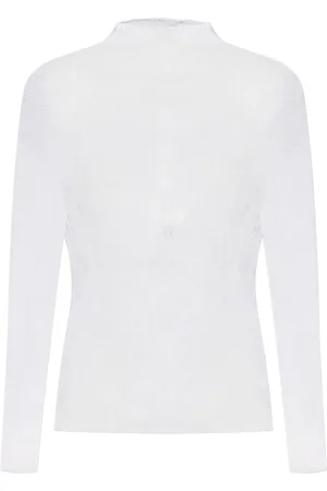 Issey Miyake Top con efecto arrugado