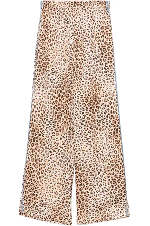 MONNALISA Pantalones con estampado de leopardo