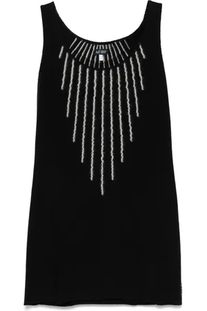 Giorgio Armani Vestido corto de tejido fino 2000