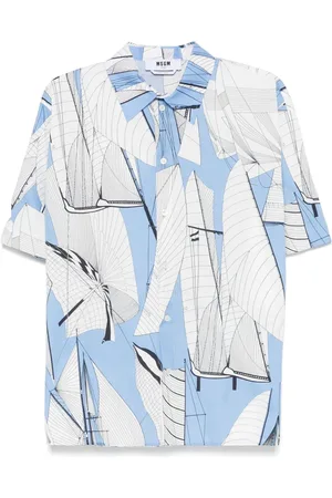 Msgm Camisa estampada