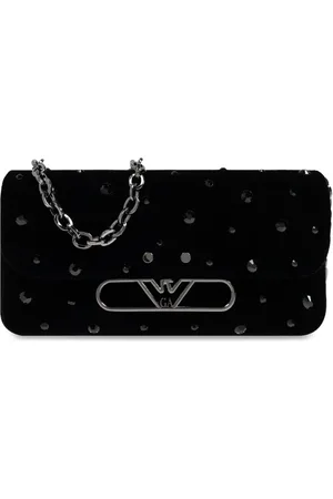 Emporio Armani Bolsa de hombro con placa del logo