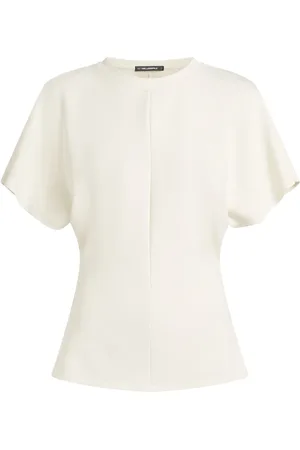 Karl Lagerfeld Top con mangas anchas