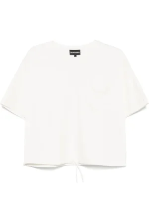 Emporio Armani Playera con logo y detalles
