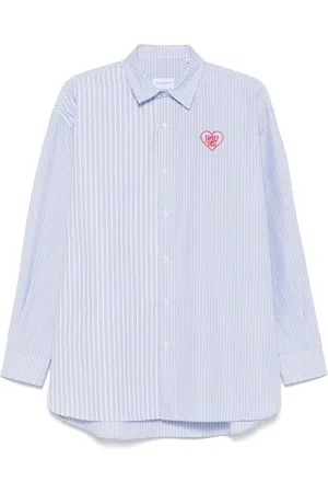 Family First Camisa con rayas estampadas