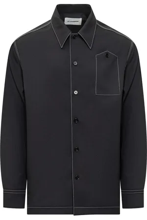 Jil Sander Camisa con costuras en contraste