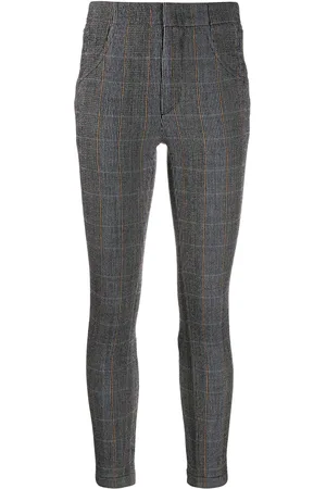 Chloé Pantalones skinny a cuadros